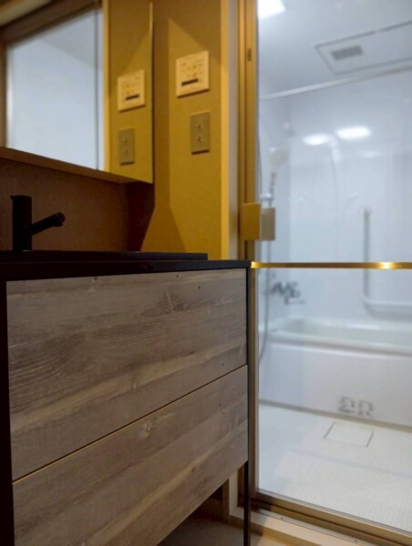 福岡市中央区の脱衣所・洗面・浴室リフォーム シャワールームからユニットバス リフォーム設計